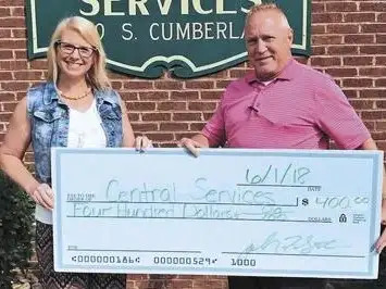 County Commission Donation CHeck