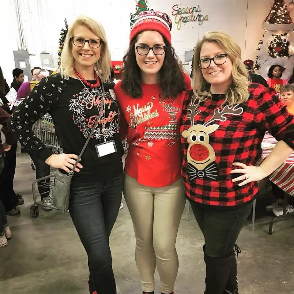 Ashley Hux and friends